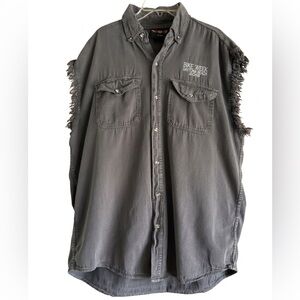 2018 Daytona Bike Week 77th Anniv. Biker Vest Shirt Men’s 2XL